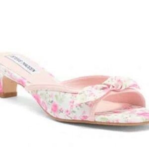 Steve Madden Calix Floral Pink Mules